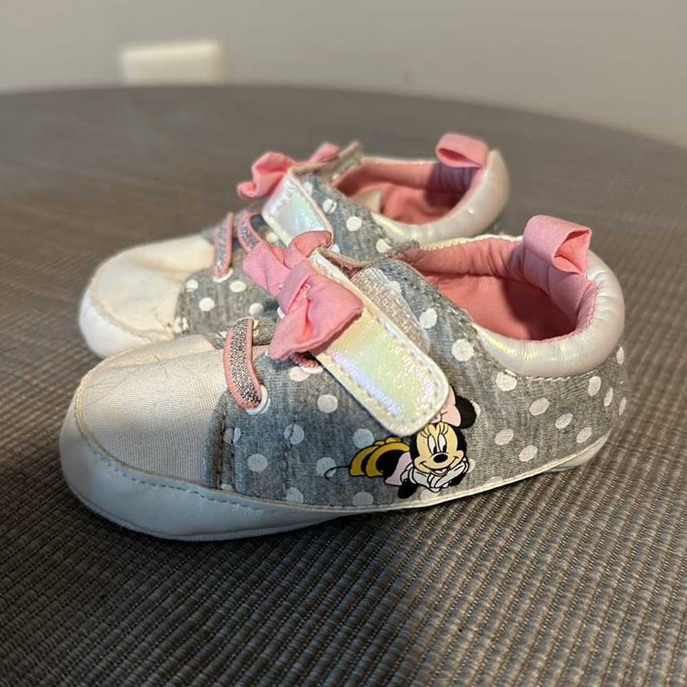 💚5 Bundle 4 baby girl shoes size 0-12 months - Picture 4 of 7